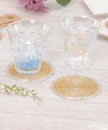 LBC（エルビーシー）の「ビーズコースターツインカラー2枚（キッチンツール）」