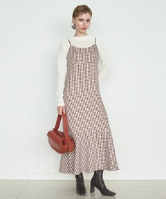 セール】ギンガムチェックジップワンピース（ワンピース）｜EIMY GOLF