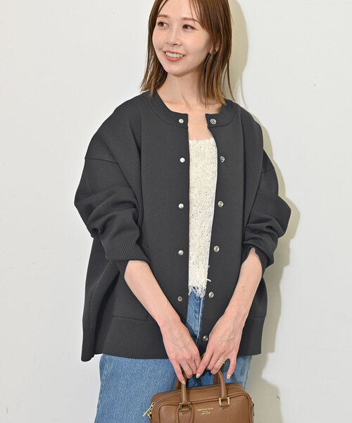 ウォッシャブルPEカーディガン SLOBE IENA（スローブイエナ）の「ウォッシャブルPEカーディガン
