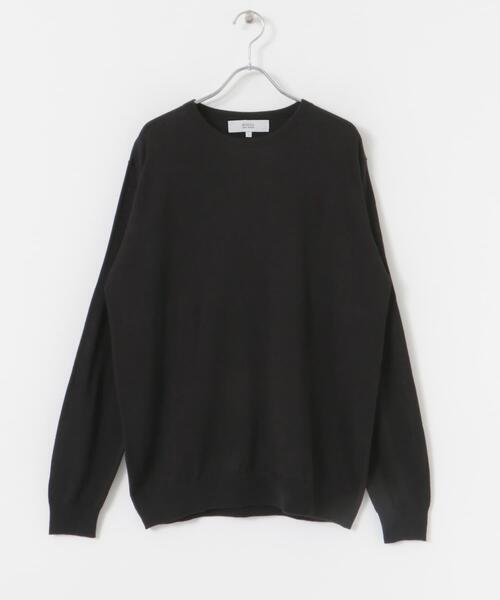 URBAN RESEARCH ROSSO MEN(アーバンリサーチロッソメン)の「『一部WEB限定カラー』『XLサイズあり』『UR TECH』ハイゲージクルーネックニット(ニット/セーター・メンズ・ブラック/ライトブラウン/グレー/ネイビー/ベージュ・MEDIUM/X-LARGE/LARGE)」の17枚目の写真