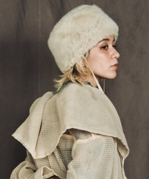ORIENT MILLINERY ポフミ ファーハット ロシアン帽 ラテ ORIENT MILLINERY ポフミ ファーハット ロシアン帽 ラテ ORIENT