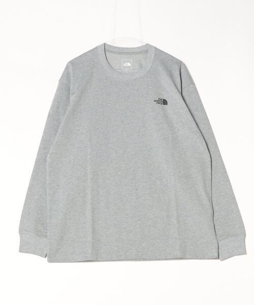 THE NORTH FACE(ザノースフェイス)の「ザ ノース フェイス THE NORTH FACE L/S Back Square Logo Tee_ロングスリーブバックスクエアロゴティー(Tシャツ/カットソー・メンズ・ホワイト/ブラック/ブルー/グレー・SS/S/M/L/XL/2XL)」の4枚目の写真