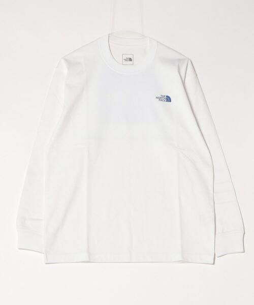THE NORTH FACE(ザノースフェイス)の「ザ ノース フェイス THE NORTH FACE L/S Back Square Logo Tee_ロングスリーブバックスクエアロゴティー(Tシャツ/カットソー・メンズ・ホワイト/ブラック/ブルー/グレー・SS/S/M/L/XL/2XL)」の2枚目の写真