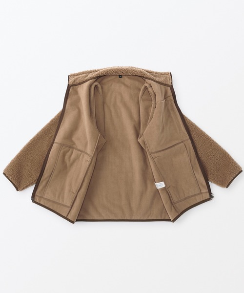 無印良品（ムジルシリョウヒン）の「紳士　ボアフリースジャケット（その他アウター・メンズ・ダークグリーン/サンドベージュ/ブラック/ベージュ・XL/L/M/S）」の18枚目の写真