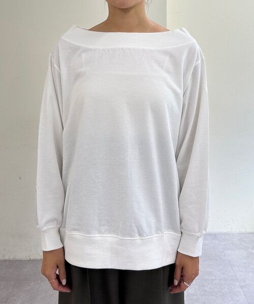 SHENERY(シーナリー)の「オフショルダートップス(Tシャツ/カットソー・レディース・ブラック/オフホワイト/モカ/チャコールグレー・FREE)」の18枚目の写真