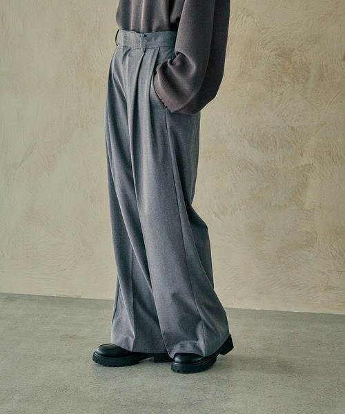 セール】TRワイドスラックスパンツ 133625（スラックス）｜LEPSIM