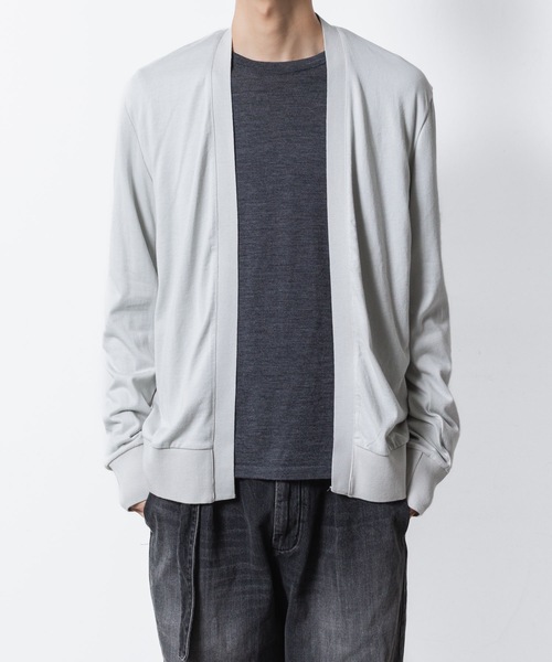 ATTACHMENT（アタッチメント）の「ハイウエット ジャージー カーディガン / HIGH WET JERSEY CARDIGAN（カーディガン/ボレロ・メンズ・ダークグレー/ライトグレー/ブラック・1/2/3）」の17枚目の写真