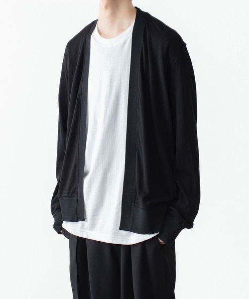 ATTACHMENT(アタッチメント)の「ハイウエット ジャージー カーディガン / HIGH WET JERSEY CARDIGAN(カーディガン/ボレロ・メンズ・ダークグレー/ライトグレー/ブラック・1/2/3)」の6枚目の写真