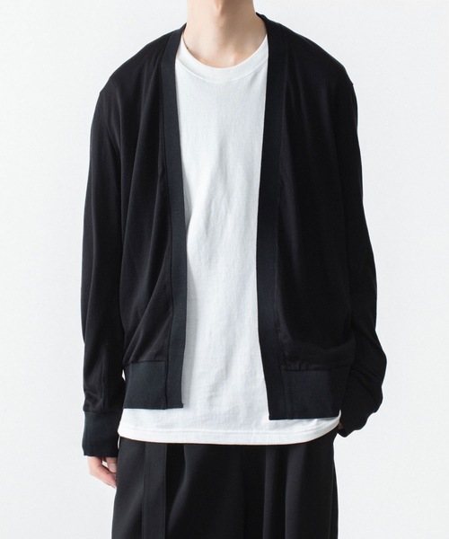 ATTACHMENT(アタッチメント)の「ハイウエット ジャージー カーディガン / HIGH WET JERSEY CARDIGAN(カーディガン/ボレロ・メンズ・ダークグレー/ライトグレー/ブラック・1/2/3)」の5枚目の写真