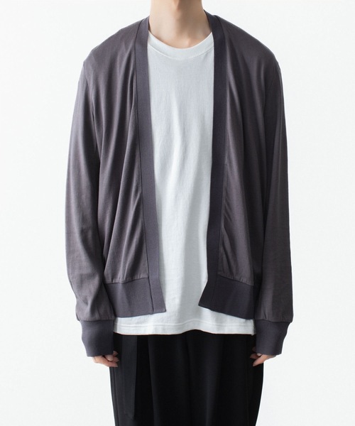 ATTACHMENT(アタッチメント)の「ハイウエット ジャージー カーディガン / HIGH WET JERSEY CARDIGAN(カーディガン/ボレロ・メンズ・ダークグレー/ライトグレー/ブラック・1/2/3)」の22枚目の写真