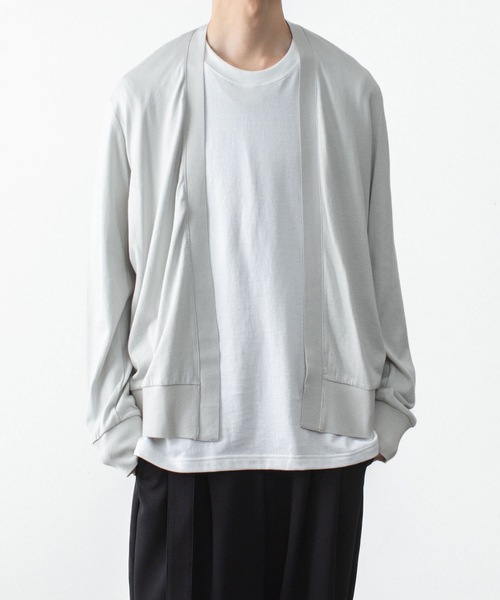 ATTACHMENT(アタッチメント)の「ハイウエット ジャージー カーディガン / HIGH WET JERSEY CARDIGAN(カーディガン/ボレロ・メンズ・ダークグレー/ライトグレー/ブラック・1/2/3)」の14枚目の写真