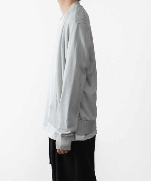 ATTACHMENT(アタッチメント)の「ハイウエット ジャージー カーディガン / HIGH WET JERSEY CARDIGAN(カーディガン/ボレロ・メンズ・ダークグレー/ライトグレー/ブラック・1/2/3)」の12枚目の写真
