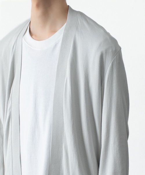 ATTACHMENT(アタッチメント)の「ハイウエット ジャージー カーディガン / HIGH WET JERSEY CARDIGAN(カーディガン/ボレロ・メンズ・ダークグレー/ライトグレー/ブラック・1/2/3)」の9枚目の写真