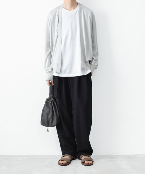 ATTACHMENT(アタッチメント)の「ハイウエット ジャージー カーディガン / HIGH WET JERSEY CARDIGAN(カーディガン/ボレロ・メンズ・ダークグレー/ライトグレー/ブラック・1/2/3)」の7枚目の写真