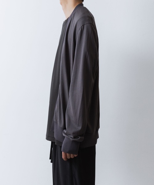 ATTACHMENT（アタッチメント）の「ハイウエット ジャージー カーディガン / HIGH WET JERSEY CARDIGAN（カーディガン/ボレロ・メンズ・ダークグレー/ライトグレー/ブラック・1/2/3）」の12枚目の写真