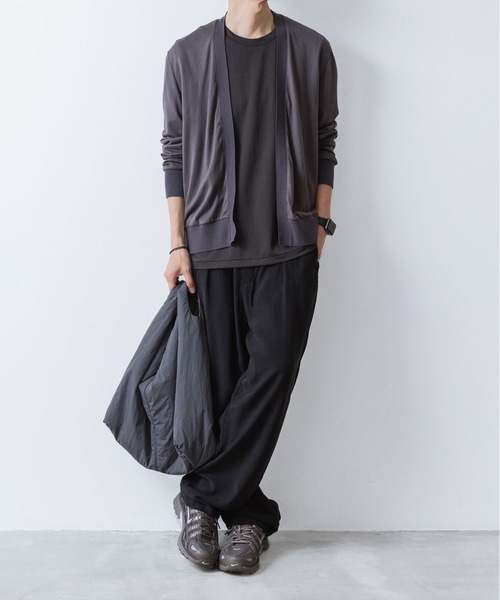 ATTACHMENT（アタッチメント）の「ハイウエット ジャージー カーディガン / HIGH WET JERSEY CARDIGAN（カーディガン/ボレロ・メンズ・ダークグレー/ライトグレー/ブラック・1/2/3）」の5枚目の写真