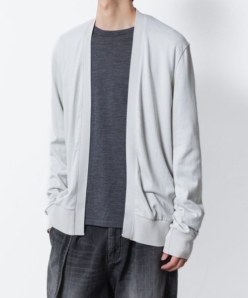 ATTACHMENT（アタッチメント）の「ハイウエット ジャージー カーディガン / HIGH WET JERSEY CARDIGAN（カーディガン/ボレロ・メンズ・ダークグレー/ライトグレー/ブラック・1/2/3）」の18枚目の写真