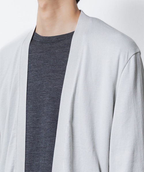 ATTACHMENT（アタッチメント）の「ハイウエット ジャージー カーディガン / HIGH WET JERSEY CARDIGAN（カーディガン/ボレロ・メンズ・ダークグレー/ライトグレー/ブラック・1/2/3）」の21枚目の写真