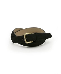 【国産】スエードベルト　無地　ブラック/グレー/ブラウン