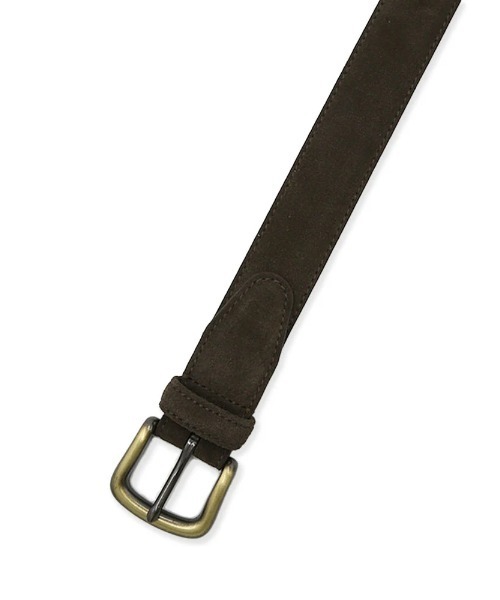 Perfect Suit FActory（パーフェクトスーツファクトリー）の「【国産】スエードベルト　無地　ブラック/グレー/ブラウン（ベルト・メンズ・ブラック/グレー/ブラウン・FREE）」の11枚目の写真