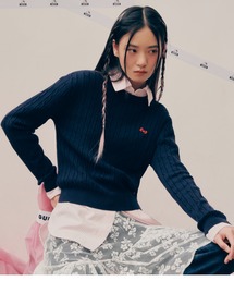 Guess | GUESS × HELLO KITTY LADIES' L/Slv Pullover Sweater ニット セーター ハローキティー コラボ(ニット/セーター)