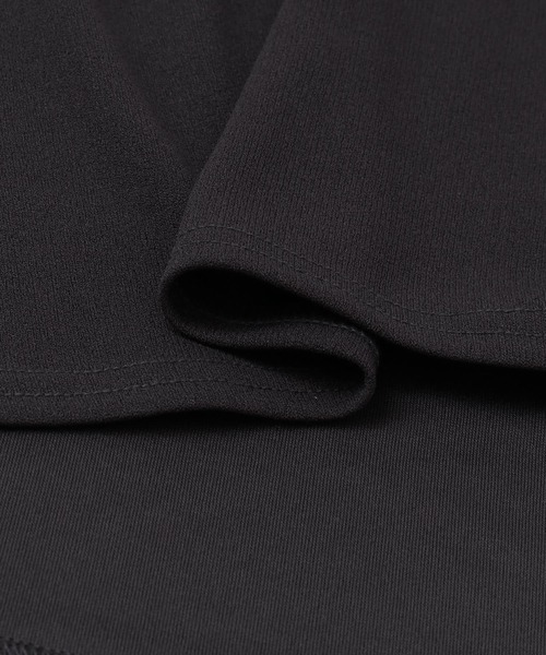 CHIGNON（シニヨン）の「CHIGNON　ジョーゼットラグランTシャツ（Tシャツ/カットソー・レディース・ホワイト/チャコールグレー・FREE）」の12枚目の写真