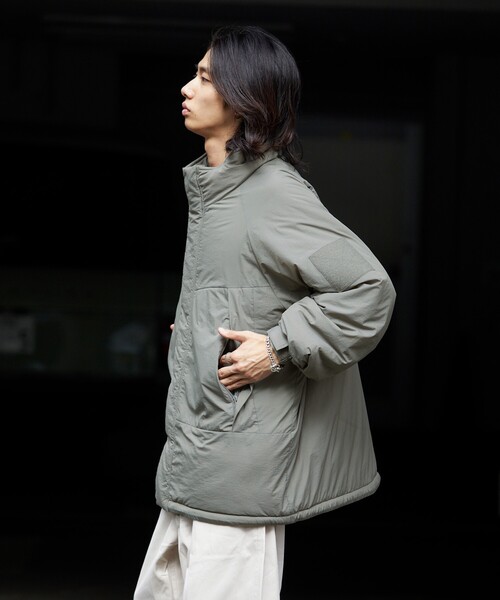 Firsthand（ファーストハンド）の「Firsthand/ファーストハンド PRIMALOFT LV7 JACKET / プリマロフトレベル7ジャケット / 中綿ジャケット（ブルゾン・メンズ・オリーブ/ブラック・3/2/1）」の15枚目の写真