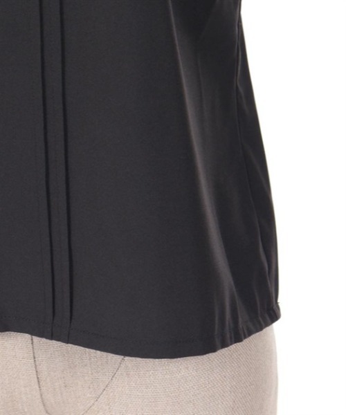 axes femme POETIQUE（アクシーズファムポエティック）の「クロスチャーム付長袖ブラウス（シャツ/ブラウス・レディース・ホワイト/ブラック/グレー・MEDIUM）」の9枚目の写真