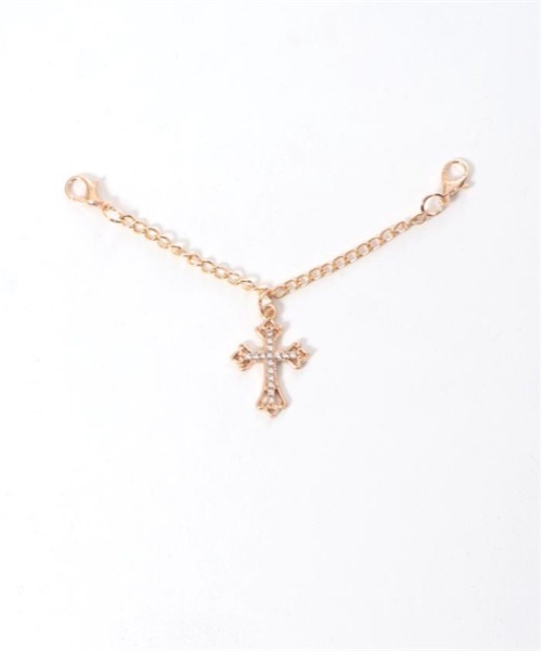 axes femme POETIQUE（アクシーズファムポエティック）の「クロスチャーム付長袖ブラウス（シャツ/ブラウス・レディース・ホワイト/ブラック/グレー・MEDIUM）」の21枚目の写真