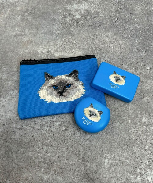 fredy emue（フレディエミュ）の「【Jolie Joli/ジョリジョリ】キャリング刺繍ラウンドケース（ポーチ・レディース・シルバー/ブルー/グリーン/ピンク・FREE）」の11枚目の写真