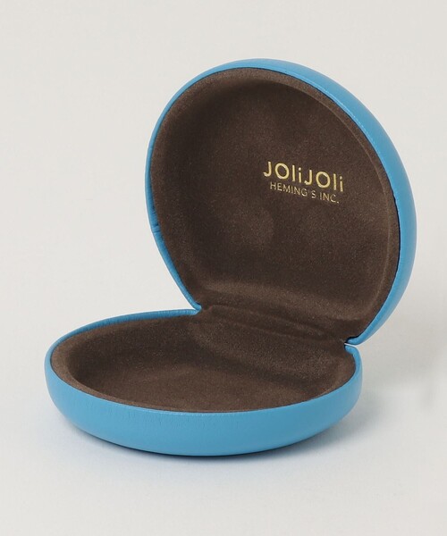 fredy emue（フレディエミュ）の「【Jolie Joli/ジョリジョリ】キャリング刺繍ラウンドケース（ポーチ・レディース・シルバー/ブルー/グリーン/ピンク・FREE）」の19枚目の写真