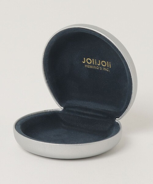 fredy emue（フレディエミュ）の「【Jolie Joli/ジョリジョリ】キャリング刺繍ラウンドケース（ポーチ・レディース・シルバー/ブルー/グリーン/ピンク・FREE）」の20枚目の写真