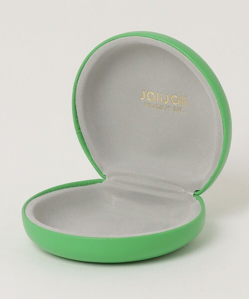 fredy emue（フレディエミュ）の「【Jolie Joli/ジョリジョリ】キャリング刺繍ラウンドケース（ポーチ・レディース・シルバー/ブルー/グリーン/ピンク・FREE）」の21枚目の写真