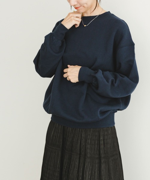ITEMS URBANRESEARCH(アイテムズ アーバンリサーチ)の「裏起毛クルーネックスウェット(スウェット・レディース・オレンジ/ネイビー/ホワイト系その他・FREE)」の15枚目の写真