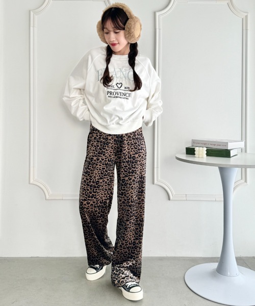 SOLLON.（ソルロン）の「レオパードベロアパンツ（その他パンツ）」 - WEAR