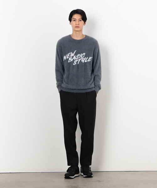 COMME CA ISM(コムサイズム)の「フェザーヤーン メッセージロゴ プルオーバー(ニット/セーター・メンズ・チャコール/ブラック・MEDIUM/LARGE)」の13枚目の写真