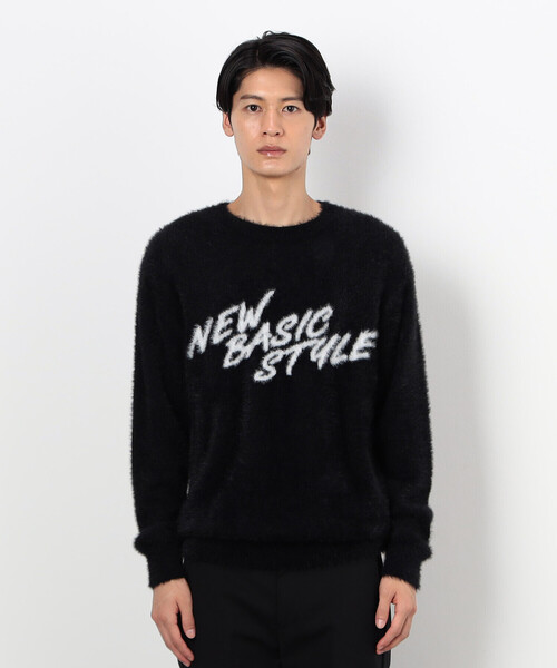 COMME CA ISM(コムサイズム)の「フェザーヤーン メッセージロゴ プルオーバー(ニット/セーター・メンズ・チャコール/ブラック・MEDIUM/LARGE)」の15枚目の写真