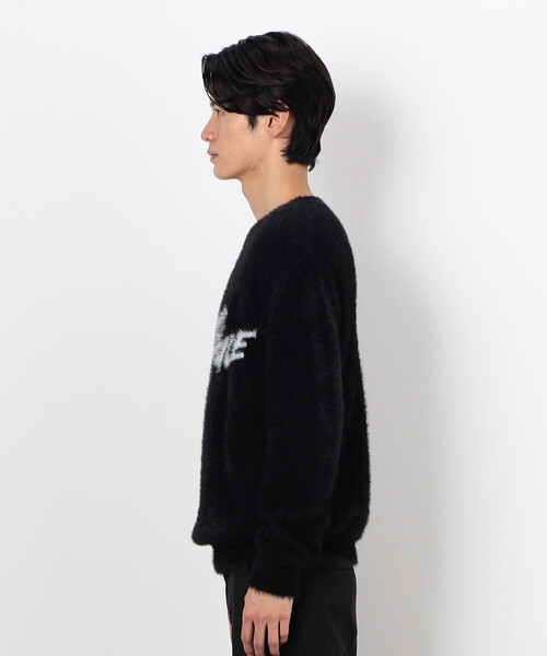 COMME CA ISM(コムサイズム)の「フェザーヤーン メッセージロゴ プルオーバー(ニット/セーター・メンズ・チャコール/ブラック・MEDIUM/LARGE)」の3枚目の写真