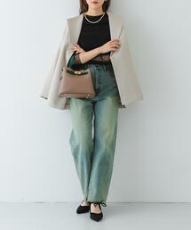 RODE SKO | バイカラーベルトハンドバッグ(ハンドバッグ)