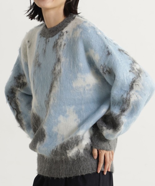 FOUND GOOD（ファウンドグッド）の「シャギーソウガラニットPO（ニット/セーター・レディース・ピンク系2/ブルー系2/ブラック・S/M/L）」の2枚目の写真