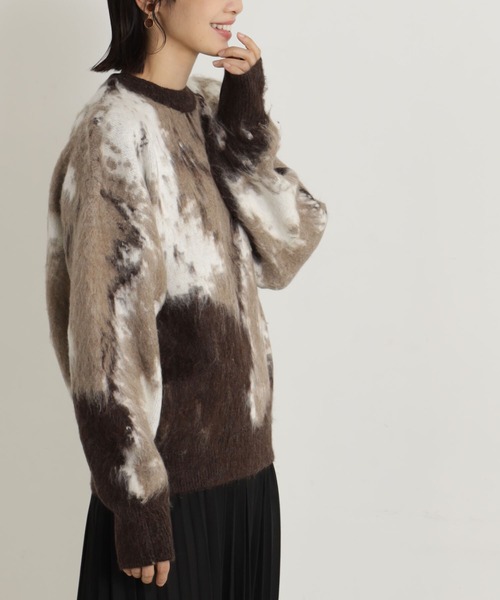 FOUND GOOD（ファウンドグッド）の「シャギーソウガラニットPO（ニット/セーター・レディース・ピンク系2/ブルー系2/ブラック・S/M/L）」の7枚目の写真