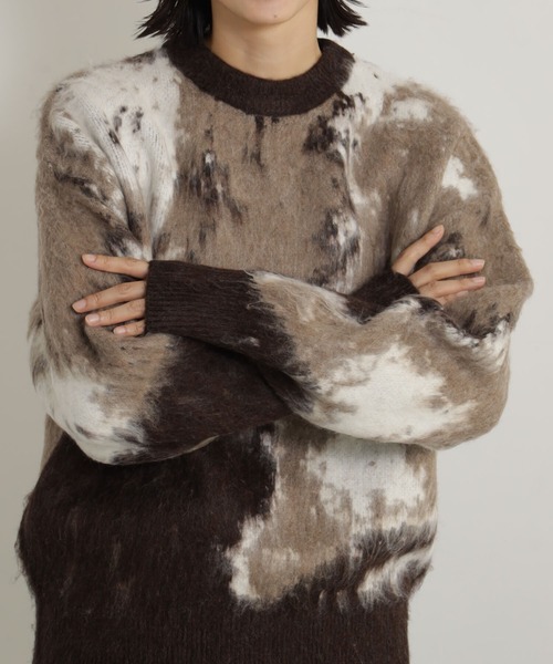 FOUND GOOD（ファウンドグッド）の「シャギーソウガラニットPO（ニット/セーター・レディース・ピンク系2/ブルー系2/ブラック・S/M/L）」の9枚目の写真