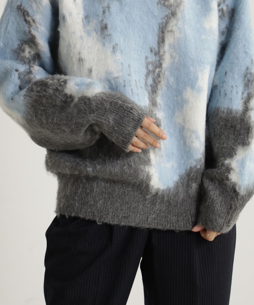 FOUND GOOD（ファウンドグッド）の「シャギーソウガラニットPO（ニット/セーター・レディース・ピンク系2/ブルー系2/ブラック・S/M/L）」の14枚目の写真