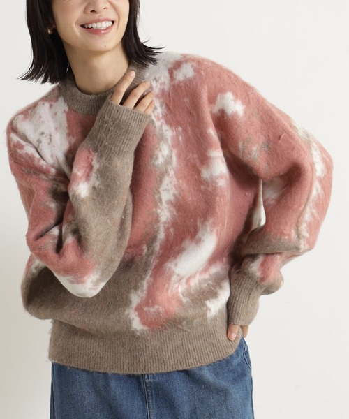 FOUND GOOD（ファウンドグッド）の「シャギーソウガラニットPO（ニット/セーター・レディース・ピンク系2/ブルー系2/ブラック・S/M/L）」の11枚目の写真