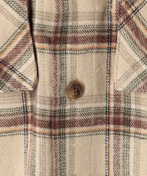 green label relaxing（グリーンレーベルリラクシング）の「【別注】＜Pluckys＞ネルシャツ / キッズ  100cm-130cm（シャツ/ブラウス・キッズ・ベージュ/オリーブ・110cm/100cm/120cm/130cm）」の13枚目の写真