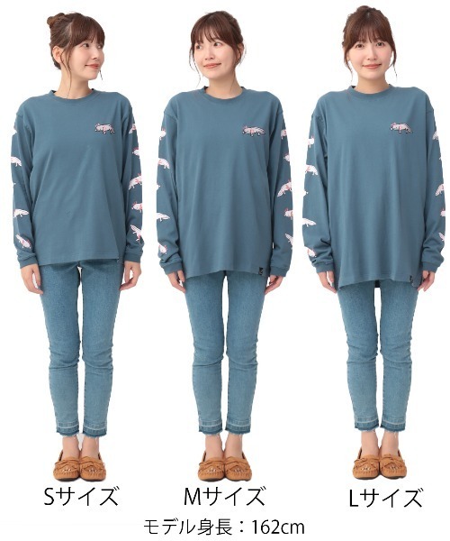 go slow caravan USAコットンウーパールーパーロングTシャツ