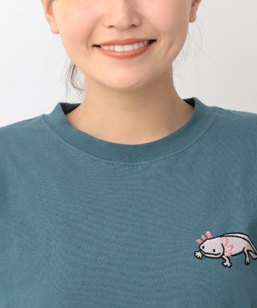 go slow caravan USAコットンウーパールーパーロングTシャツ