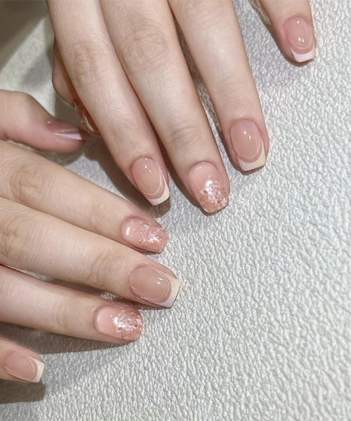 Doux Belle（ドゥーベル）の「簡単にネイルチップ ハンドネイルチップ 花柄（ネイルシール/ネイルチップ・レディース・A/B/C/D/E/F/G/H/I/J/K・FREE）」の3枚目の写真