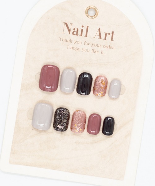 Doux Belle（ドゥーベル）の「簡単にネイルチップ ハンドネイルチップ 花柄（ネイルシール/ネイルチップ・レディース・A/B/C/D/E/F/G/H/I/J/K・FREE）」の21枚目の写真