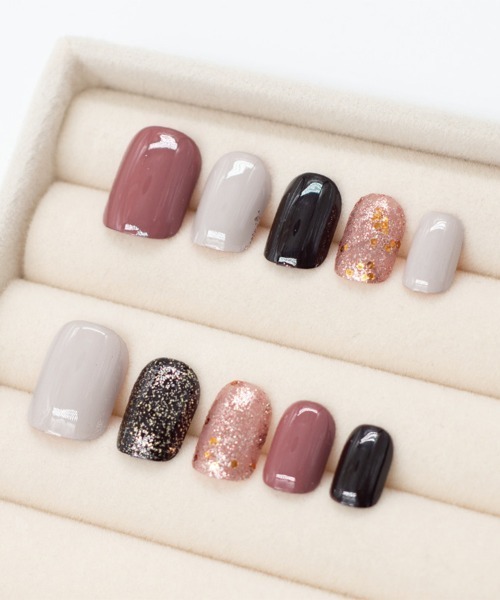 Doux Belle（ドゥーベル）の「簡単にネイルチップ ハンドネイルチップ 花柄（ネイルシール/ネイルチップ・レディース・A/B/C/D/E/F/G/H/I/J/K・FREE）」の20枚目の写真